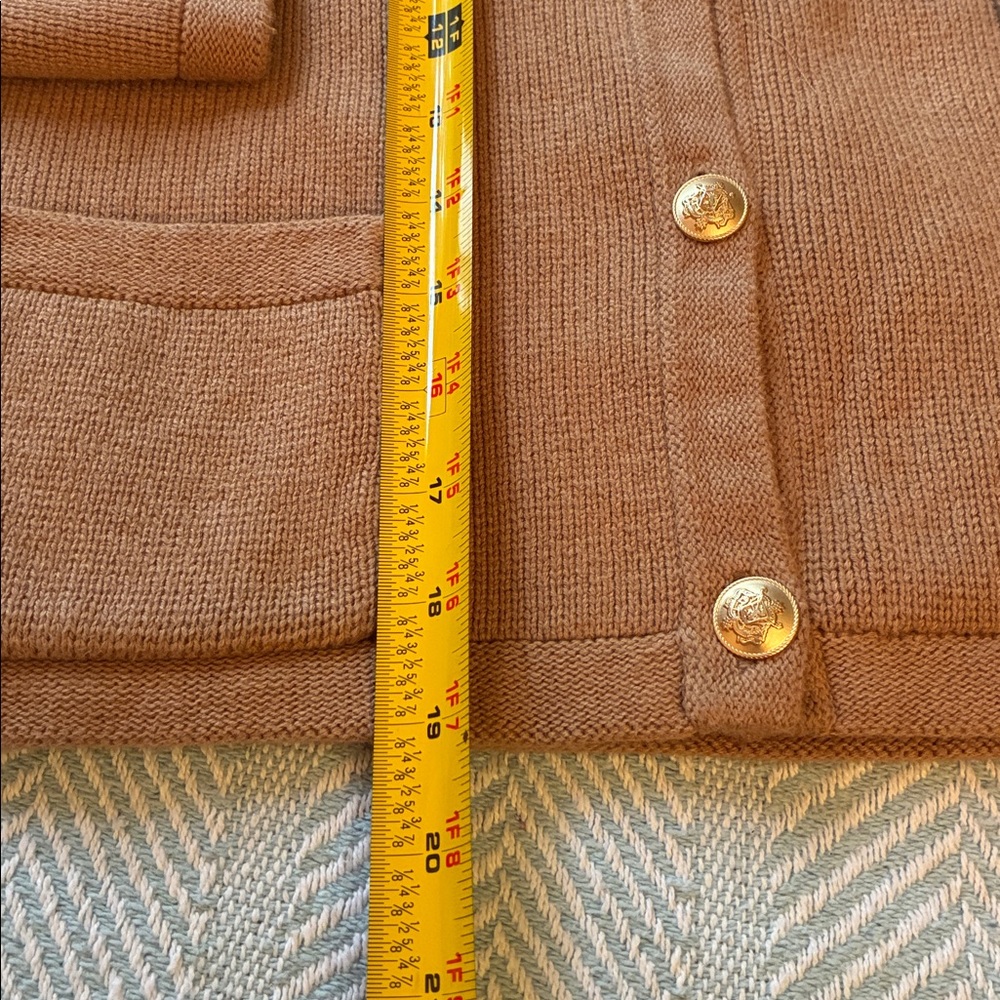 JCrew Emilie patch-pocket sweater lady jacket in heather acorn - Picture 5 of 10